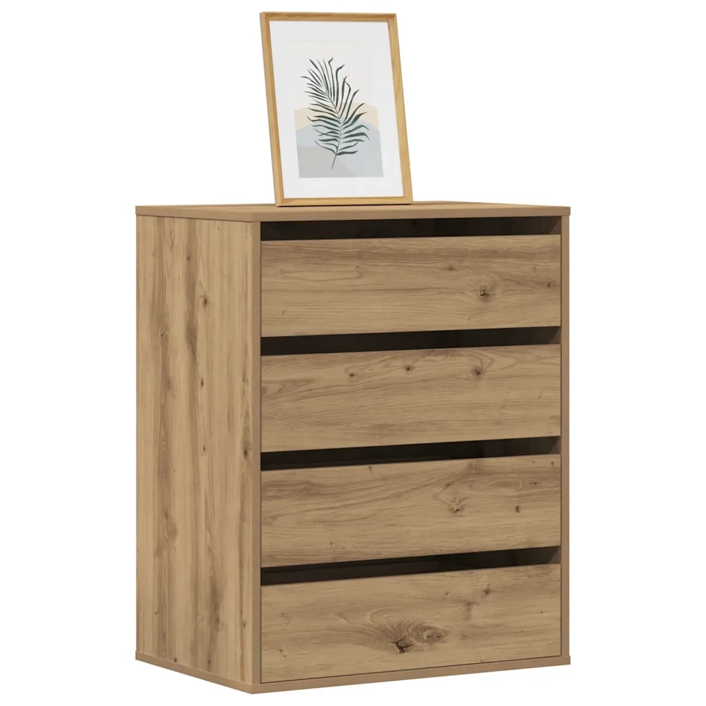 Cassettiera Angolare Rovere Artigianale 60x41x76cm Multistrato CFW6336453