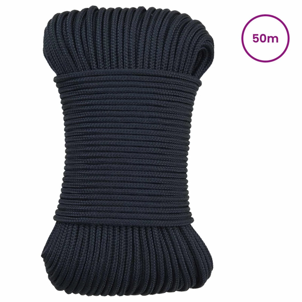 Corda da Barca Blu Reale 50 m Poliestere 42029713