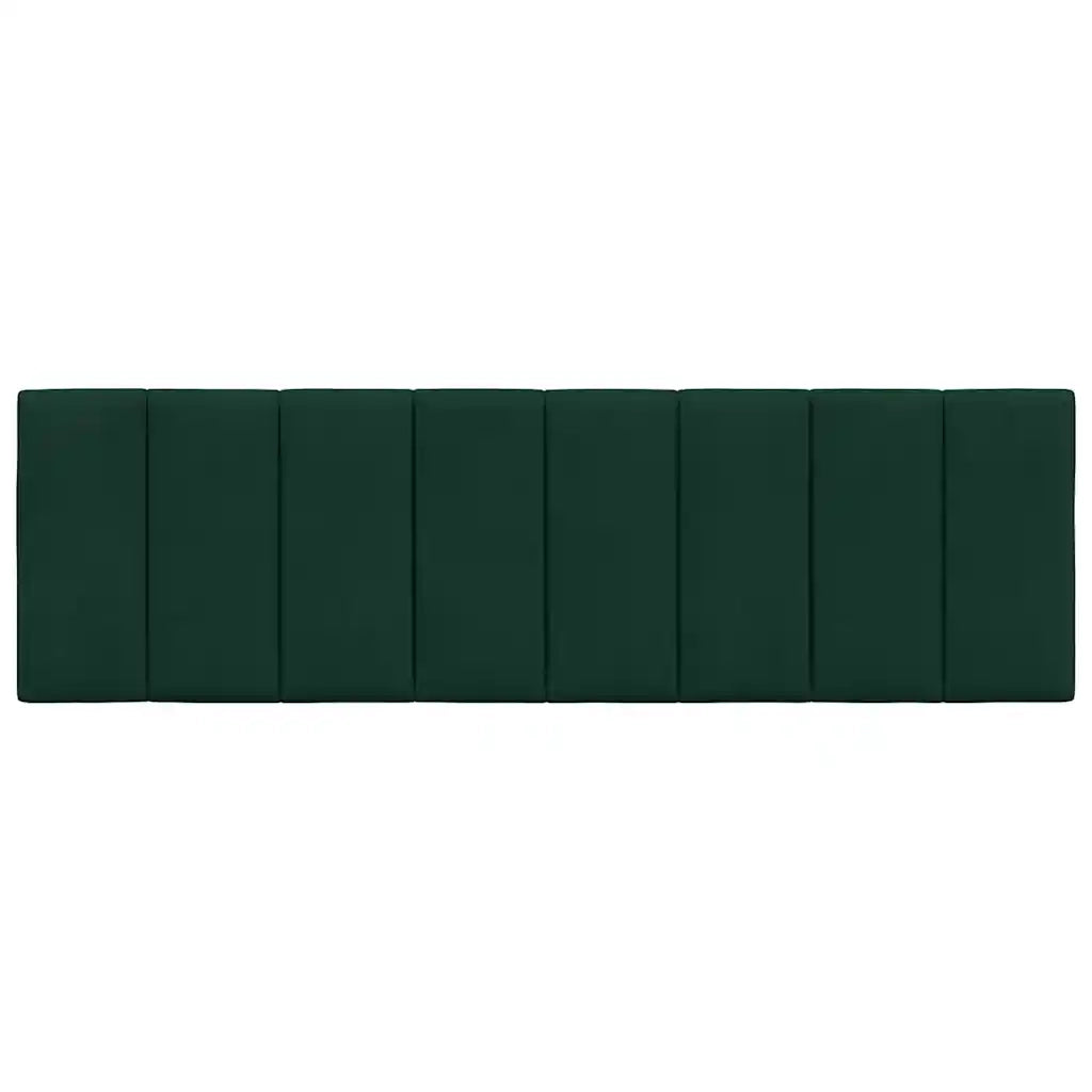 Cuscino Testiera-Cuscino per Testiera Hanko Verde Scuro 160 cm in Velluto