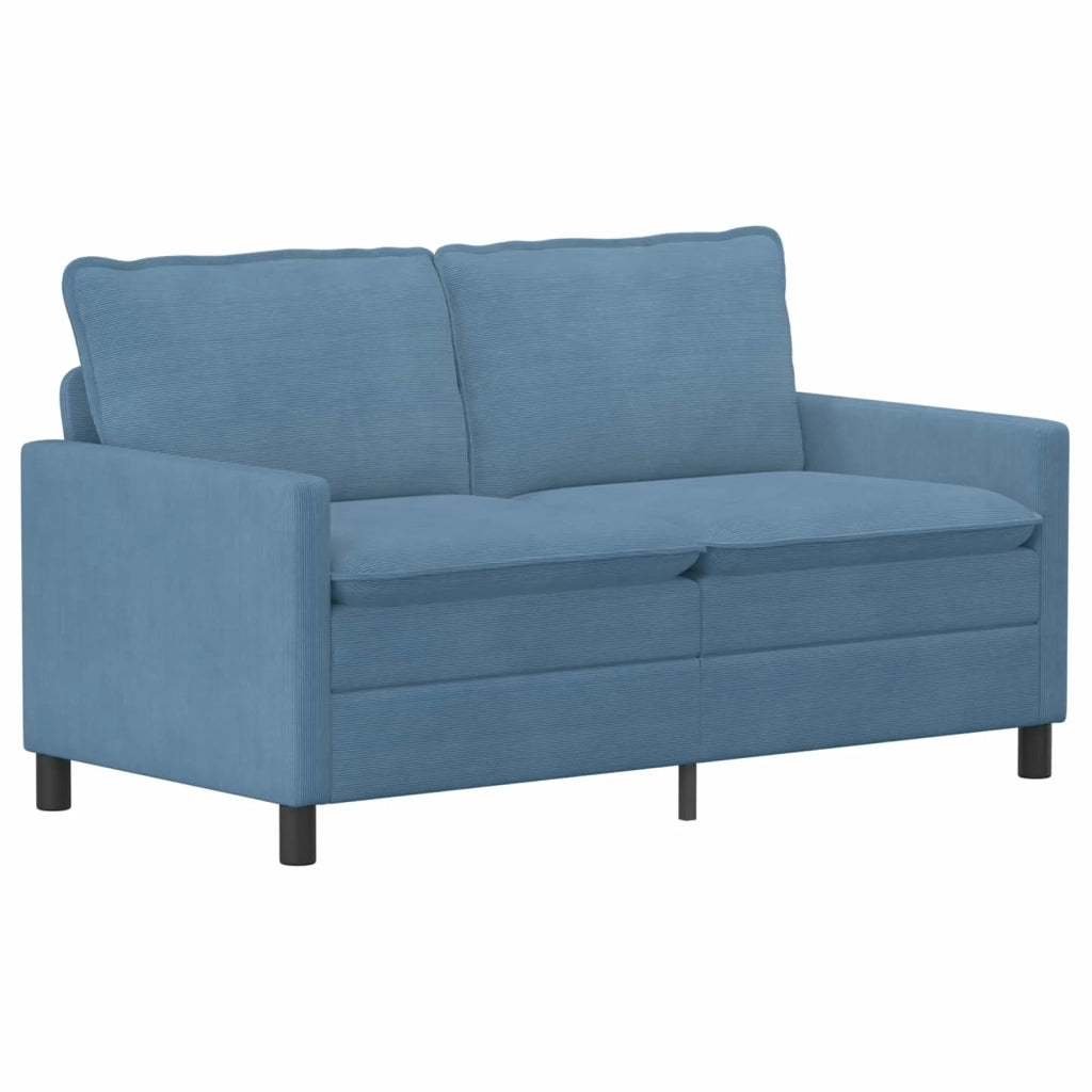 Set di divani 2 pcs Blu Tessuto 3417086