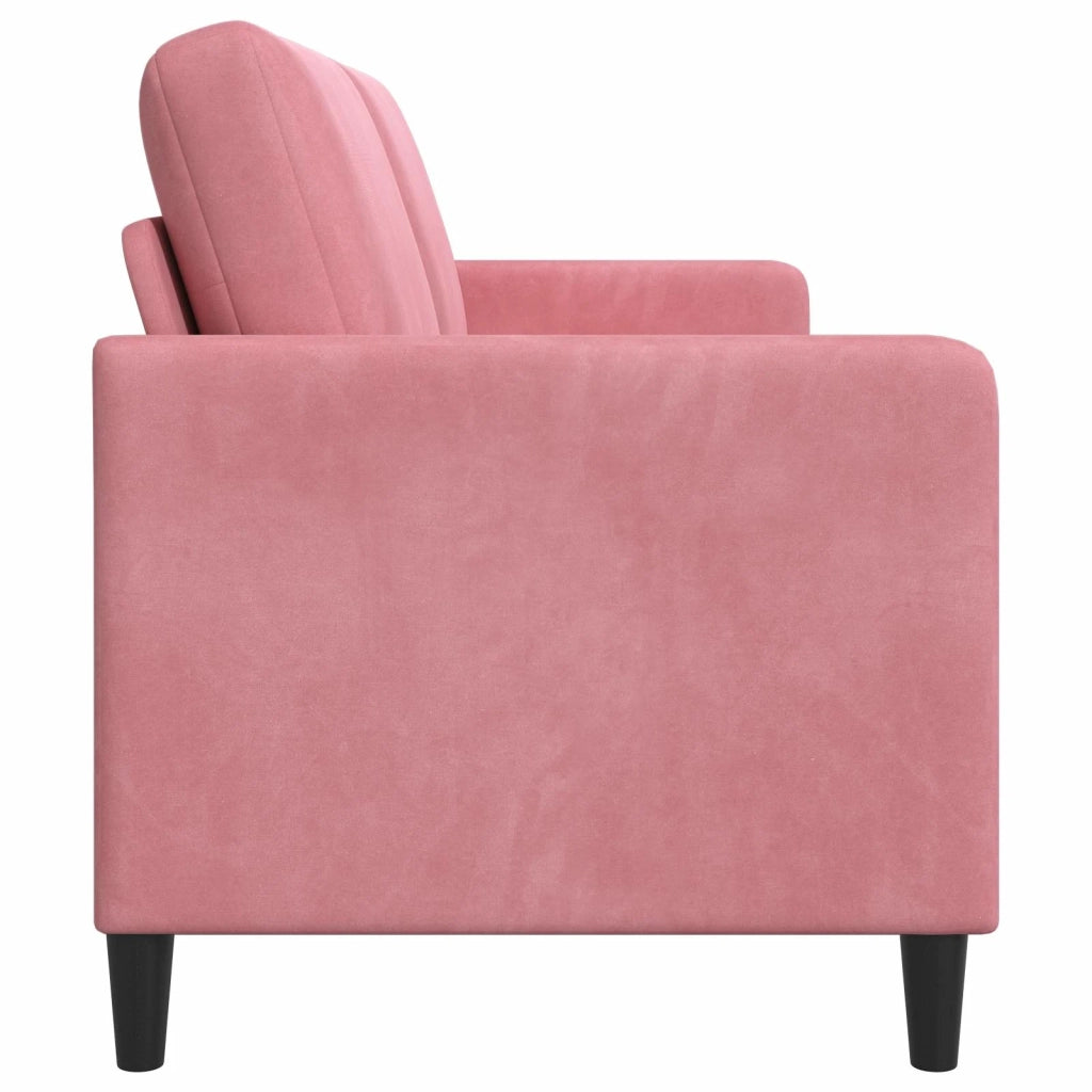Divano con Storage Rosa 192 x 78 x 87 cm Poliestere 42036993