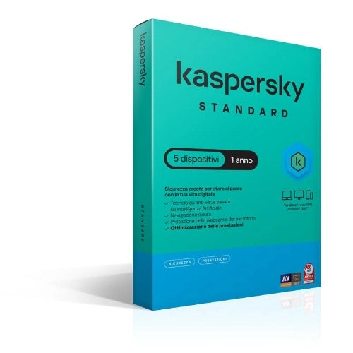 Kaspersky standard 5dev 1y superslim box - KL1041T5EFS-SSB