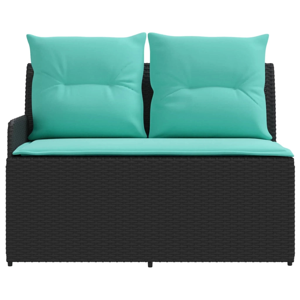 Sofa da giardino-Divano con braccioli da giardino con divano angolare 2 Pezzo 892035