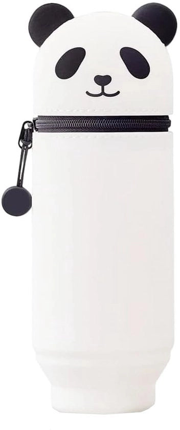 Etui 2-in-1 in Silicone - Opvouwbaar - Grande Capacità di Stoccaggio - Chiusura a Zip - 6,6×6,6×19cm