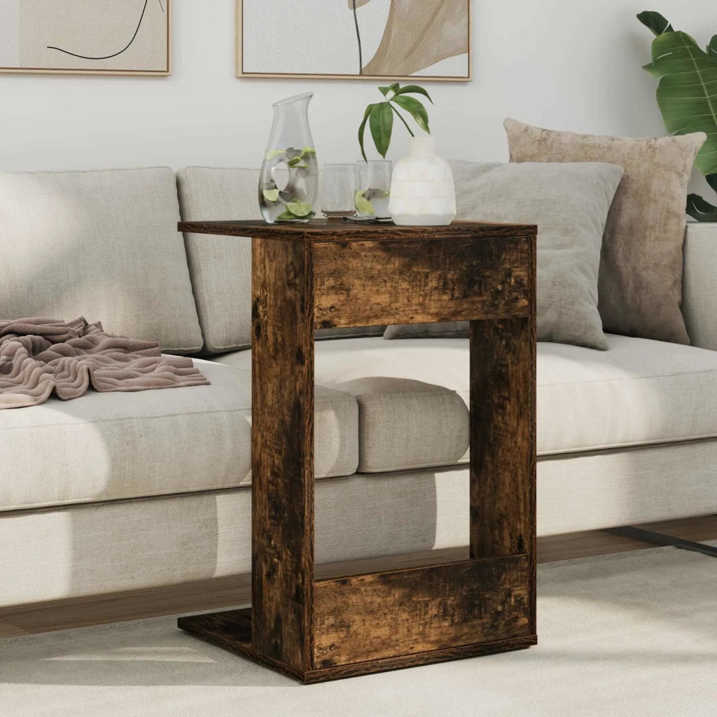 Tavolo laterale Rovere fumé 40 x 38 x 62,5 cm Legno multistrato 8000368