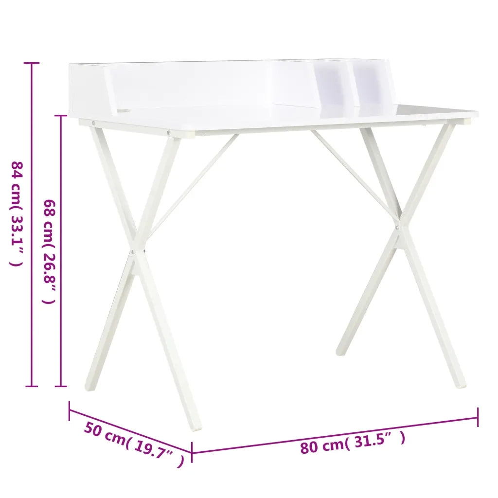 Scrivania Bianca 80x50x84 cm 20275