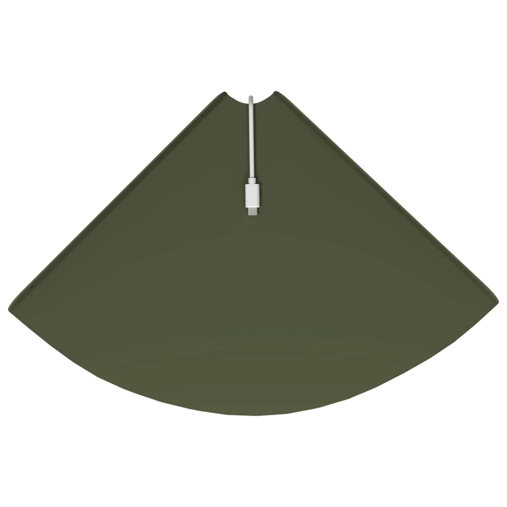 Mensola sospesa 2 pcs Verde oliva 30 x 30 x 2 cm 8004118