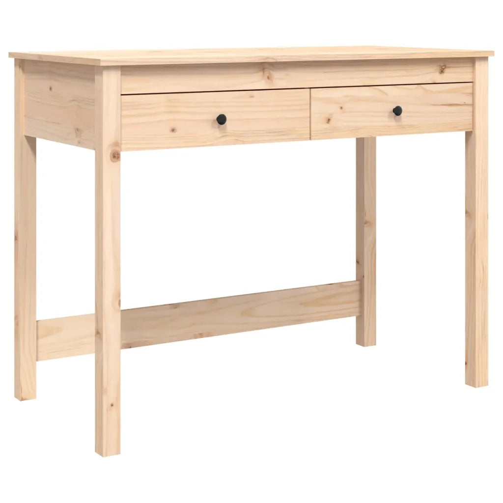Scrivania con Cassetti 100x50x78 cm in Legno Massello di Pino 824643