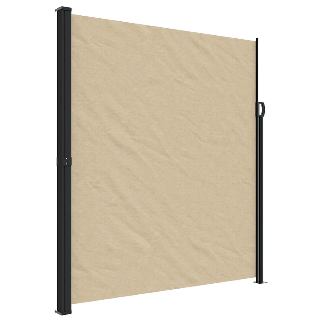 Tenda da Sole | Tenda parasole Laterale Retrattile Beige 220x300 cm