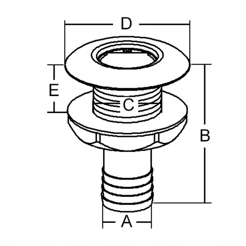 SCARICO PVC/INOX Ø MM. 19