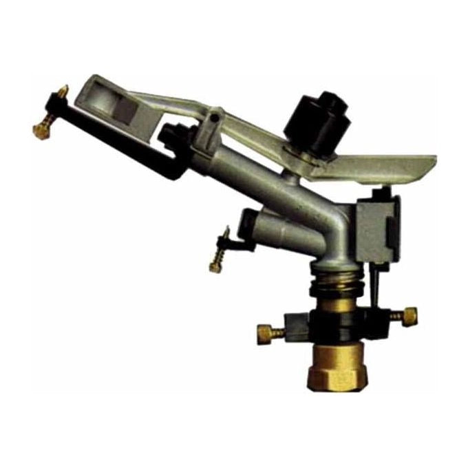 Sime 8012947116456 Ibis Irrigatore a Settori Attacco 1'' F Ottone e Lega Leggera Ugelli 6-7 mm Portata 38-61 litri-min Gittata a Impulsi