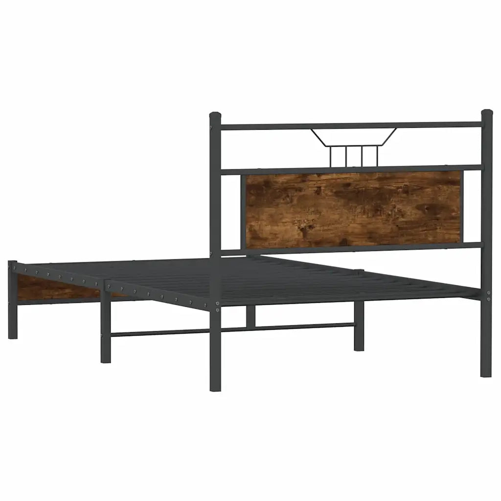 Giroletto senza Materasso Rovere Fumo 100x200 cm in Truciolato 4106885