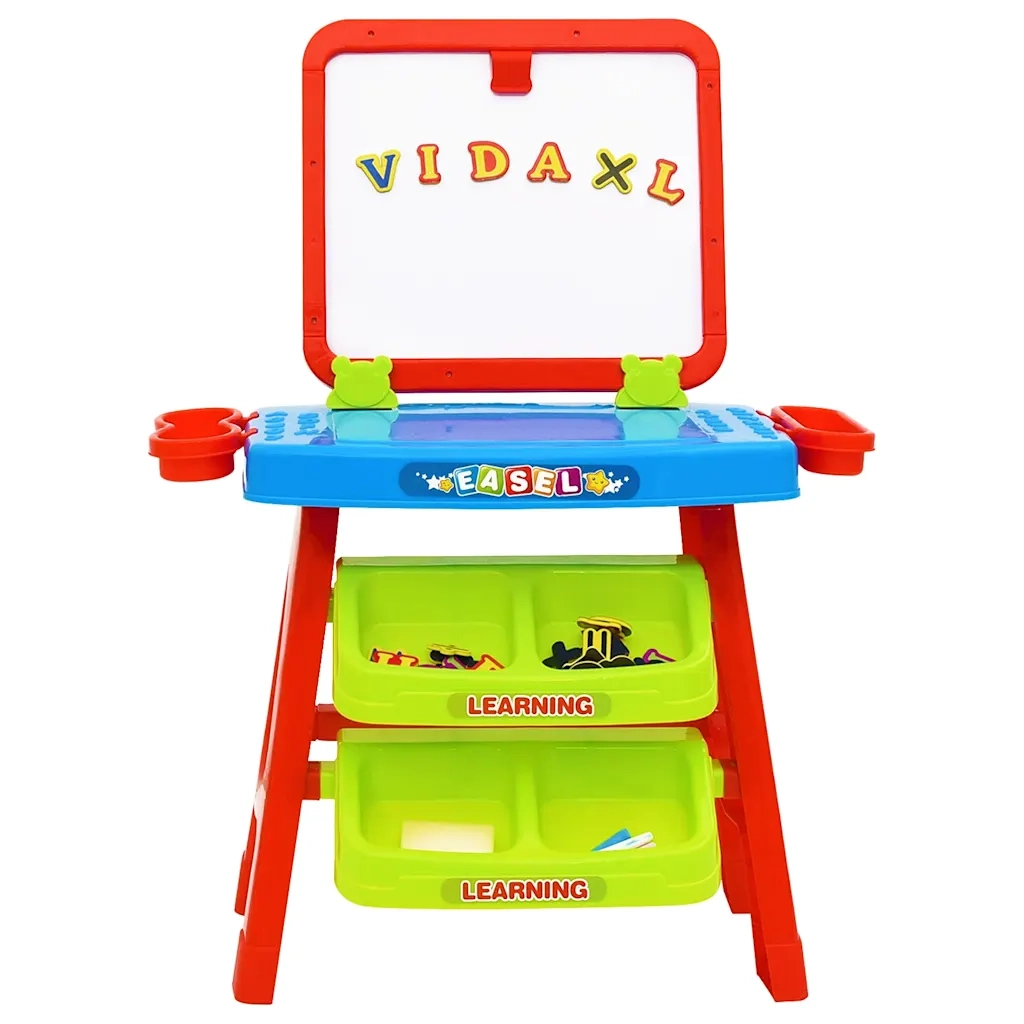 Set da Gioco 3-1 per Bambini con Cavalletto e Scrivania CFW2058703