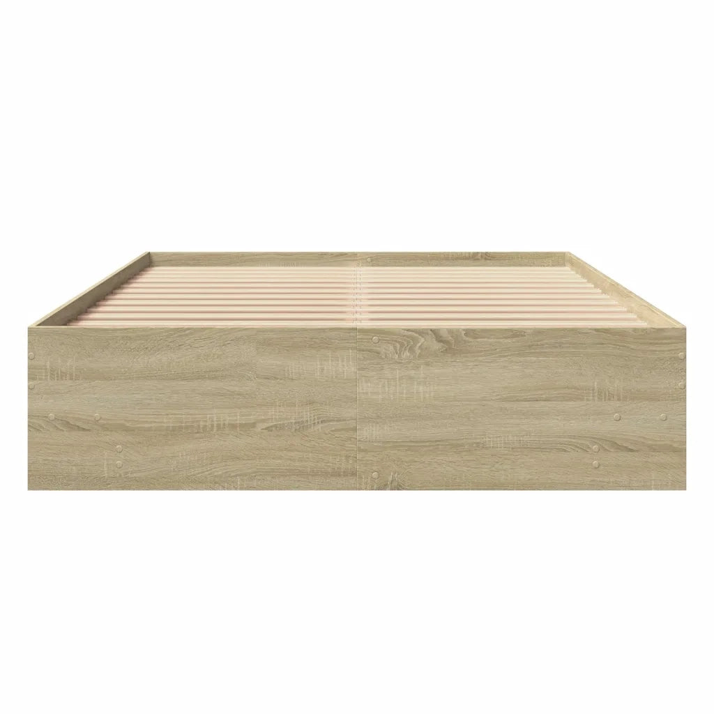 Giroletto senza Materasso Rovere Sonoma 120x190cm in Truciolato
