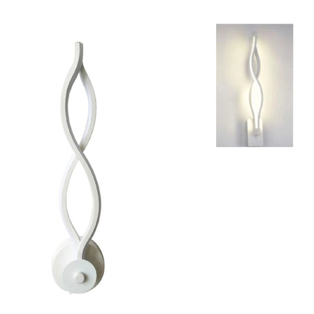 APPLIQUE LAMPADA PER INTERNO MODERNA DA PARETE MURO 12W LUCE NATURALE SJ-092*