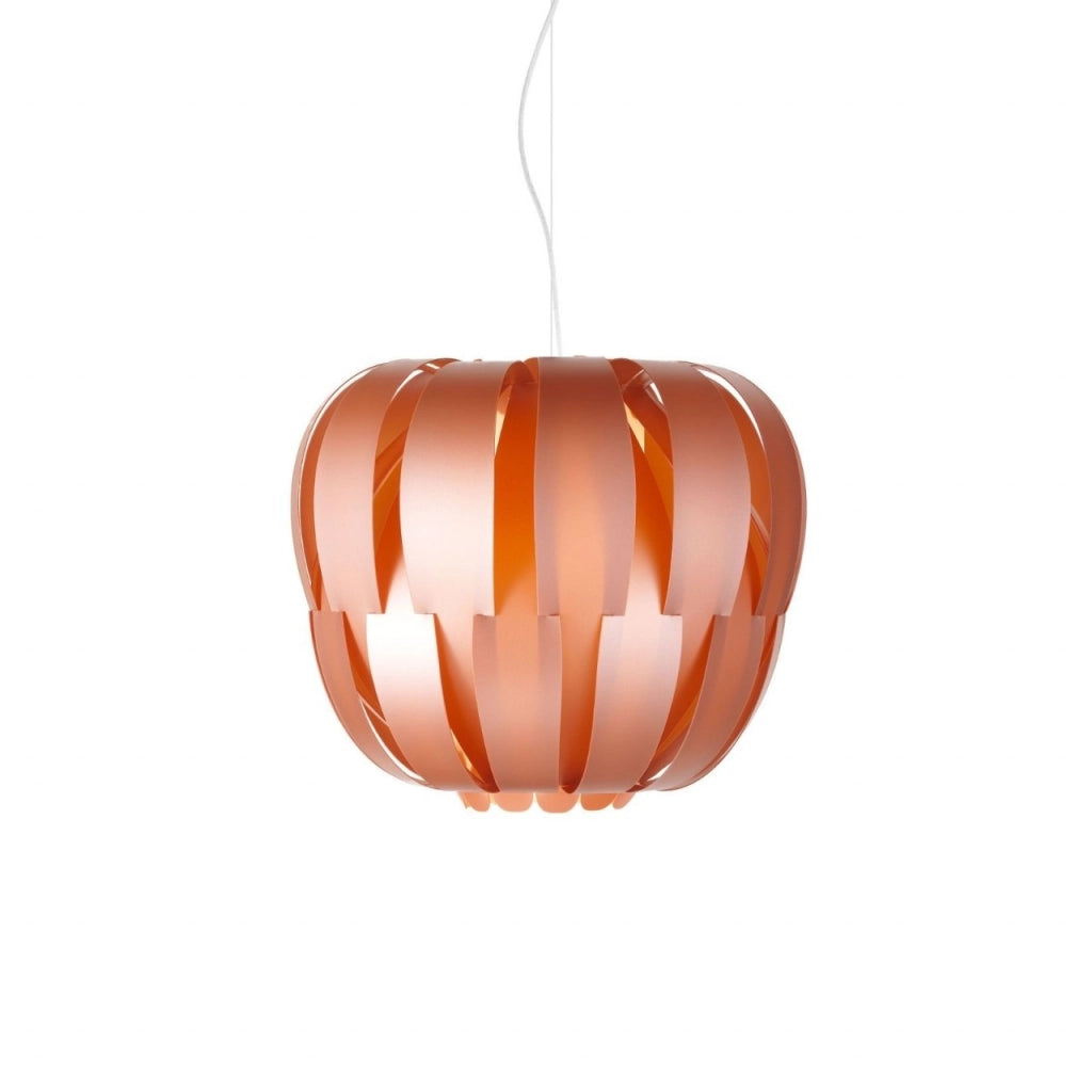 Sospensione 3 Luci Copper in Metallo Cromato Cm. 75 x 60h