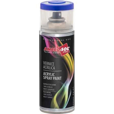 BOMBOLETTA SPRAY ACRILICO UNIVERSALE 400 ML Verde smeraldo RAL 6001 - 6 pezzi- AMBROSOL