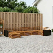Set di divani da esterno 7 pcs Naturale 3383632