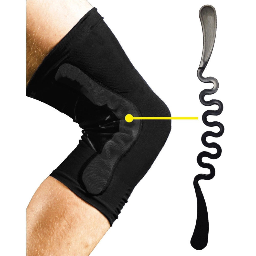 Trade Shop - Supporto Per Ginocchio Banda Elastica Power Knee Aiuta Il Sollievo Varie Misure -    Xxl