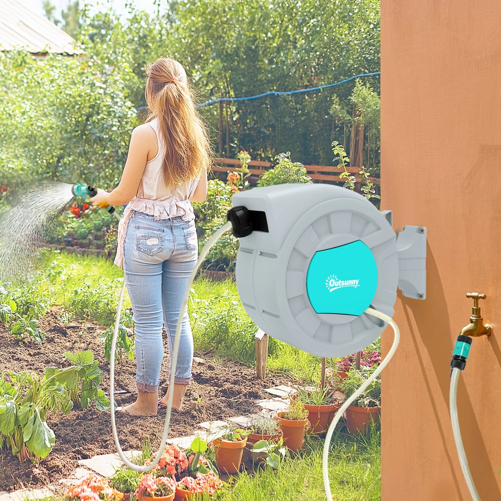 Avvolgitubo Automatico da Parete e Portatile ¨C Xylo ¨C 30+2m Verde 7 Getti