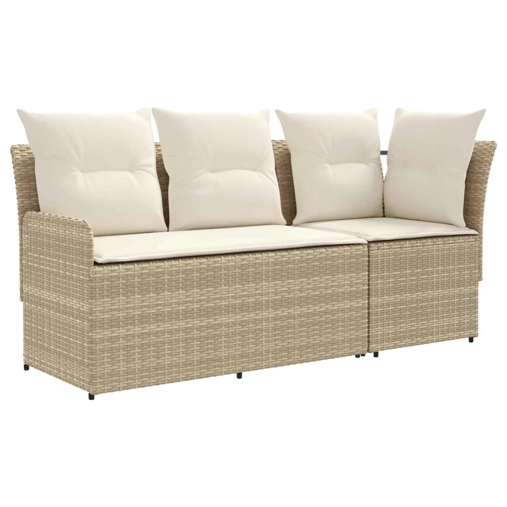 Sofa da giardino-Divano con braccioli da giardino con divano angolare 2 Pezzo 156156