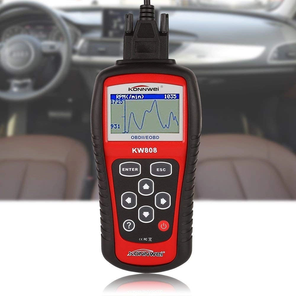 Trade Shop - Tester Obd Obd2 Obdiieobd Pcm Lettore Codice Codici Diagnosi Errori Auto Kw808 -