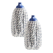 MOP TWIST IN MICROFIBRA E COTONE PER UNA PULIZIA EFFICACE E PROFONDA - SET 2 PZ