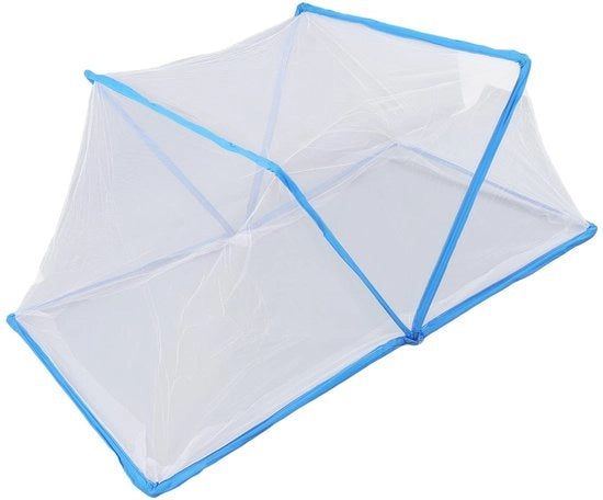 Tenda di Campeggio Sicura - Ripiegabile - Portatile - Ventilata - Translucida - Poliestere di Alta Qualità - Reticolo Antizanzare