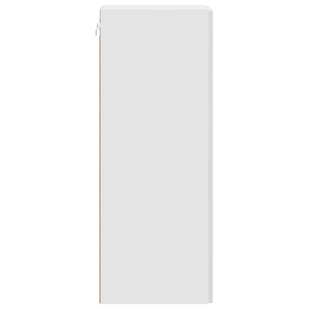 Mobiletto a muro Bianco Lucido 33 x 34,5 x 90 cm 898759