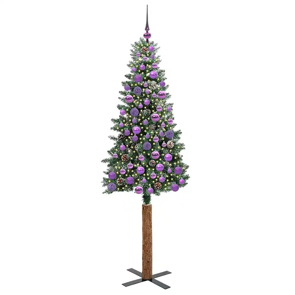 Albero di Natale | Decorazioni natalizie snodato con 300 LED con supporto Verde 180 cm
