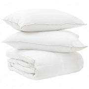 Set di Piumoni con cuscino 2 pcs Bianco Fibra di bambù 3432639