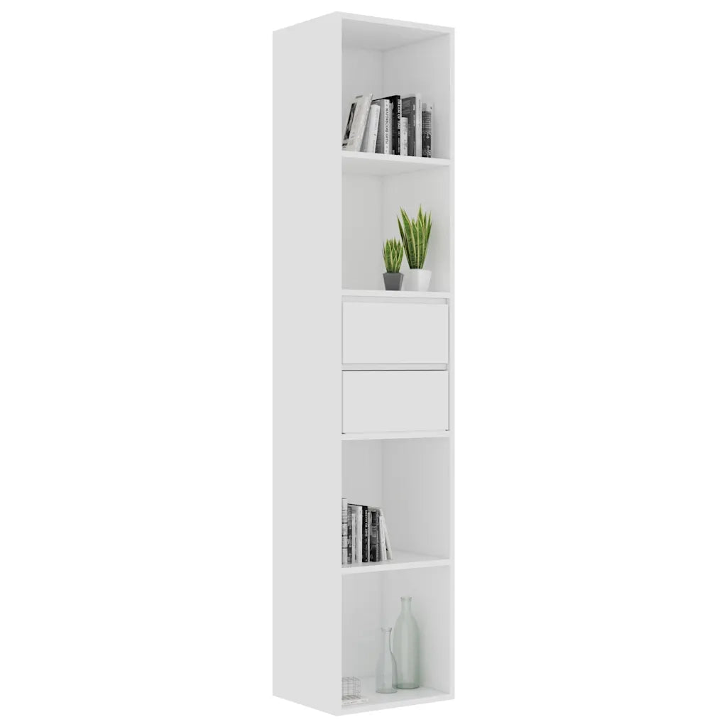 Libreria Bianca 36x30x171 cm in Legno Multistrato 802867