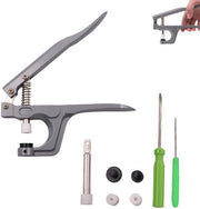 Set di pulsanti per abbigliamento - Funzione di stans - Maniglia ergonomico - Set di pulsanti professionale