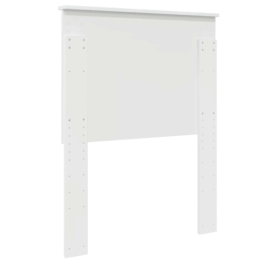 Testiera | Testata con Testiera | Testata Bianco Lucido 75 cm Legno multistrato