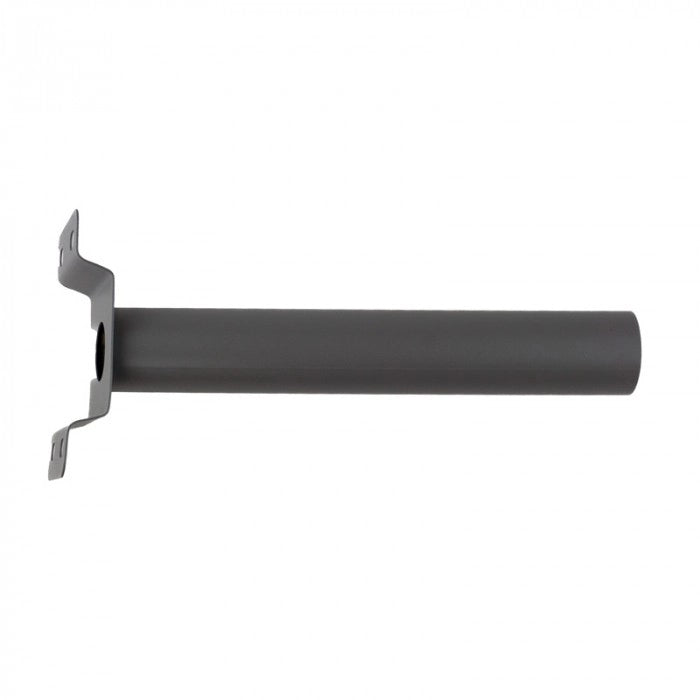 Staffa per lampione braccio 30 cm nera acciaio Ecolight