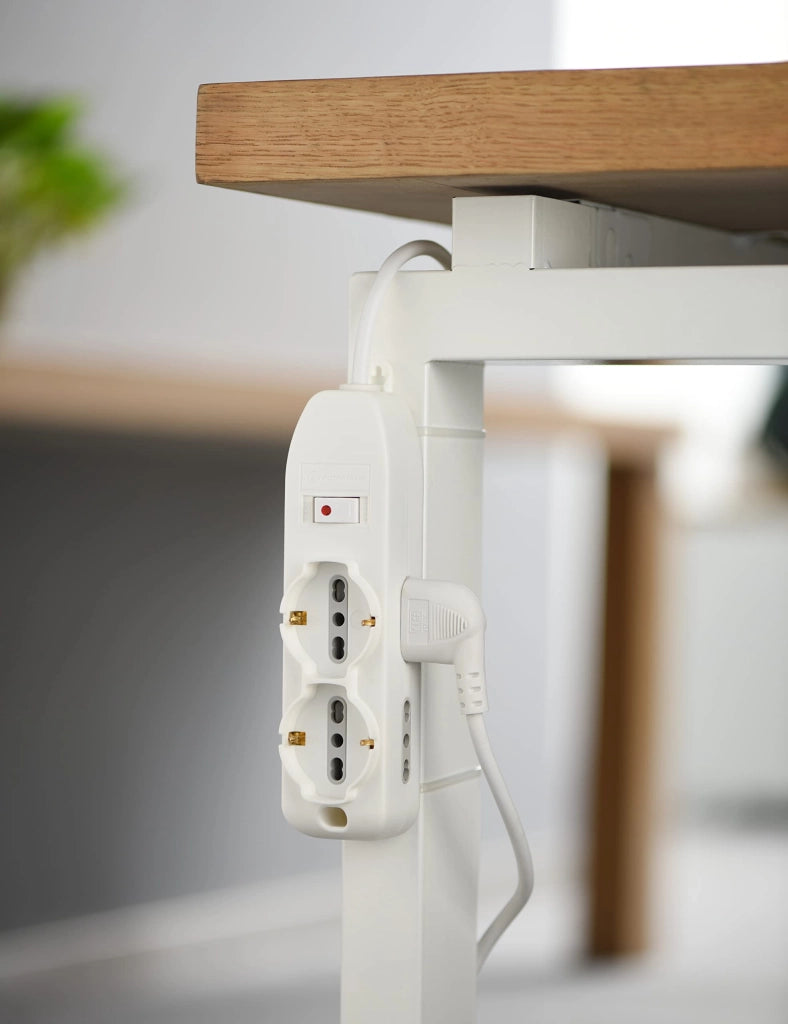 Multipresa con Interruttore 2 Schuko + 4 BIVAL.10 16A 62047 Electraline