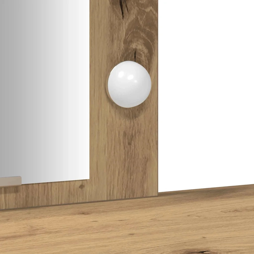 Toeletta | Tavolo da Trucco Marrone 102 x 33 x 135 cm Legno multistrato