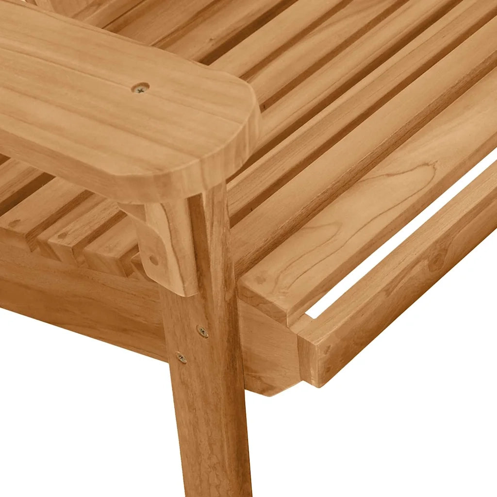 Poltrona a dondolo Adirondack 2 pz Marrone 3255795