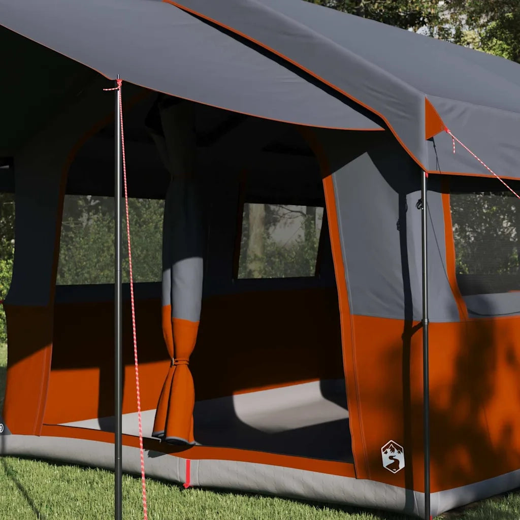 Tenda familiare per 4 persone 4 persona Grigio e arancione 42004085