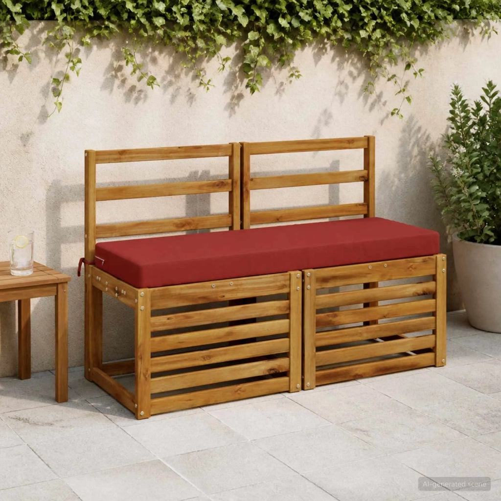 Cuscino per panchina SOEST 100% Poliestere Rosso 949676