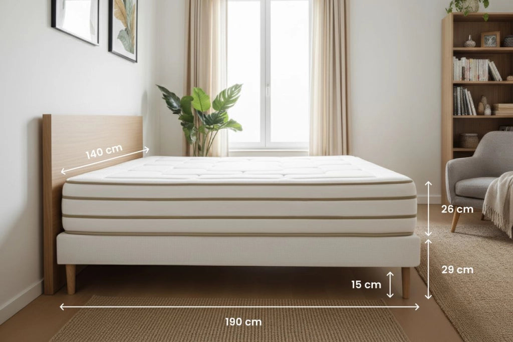140x190 cm Set materasso e base - Le Douillet
