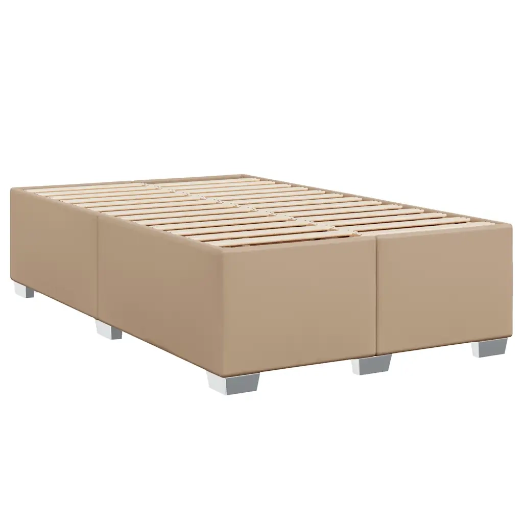 Giroletto a Molle con Materasso Cappuccino 120x190cm Similpelle 3285204