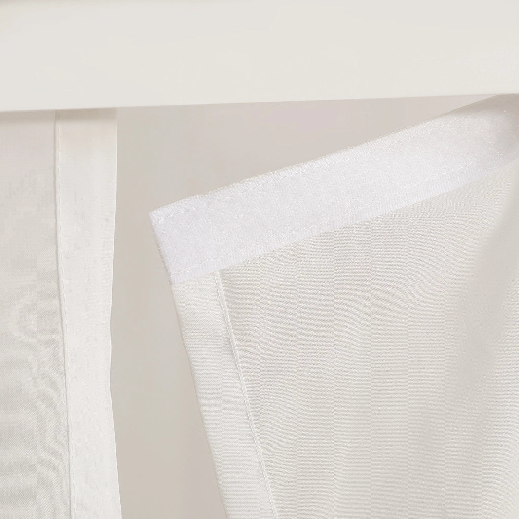 DESMIU Lit enfant 140 × 200 cm avec rangement, fenêtres décoratives, sans matelas, en bois massif et MDF, blanc