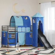 Struttura del letto loft per bambini Nero e Blu 90 x 190 cm 42020880