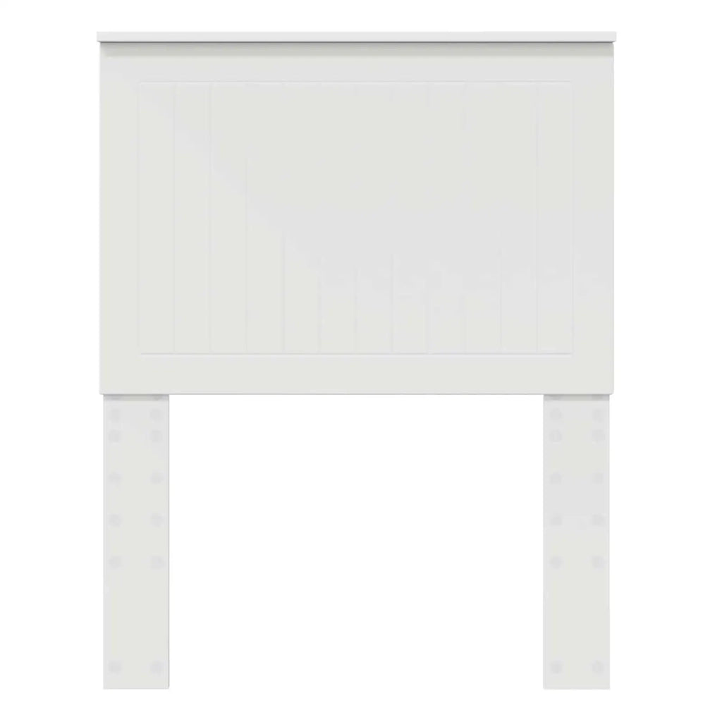 Testiera | Testata con Testiera | Testata Bianco 75 cm Legno multistrato