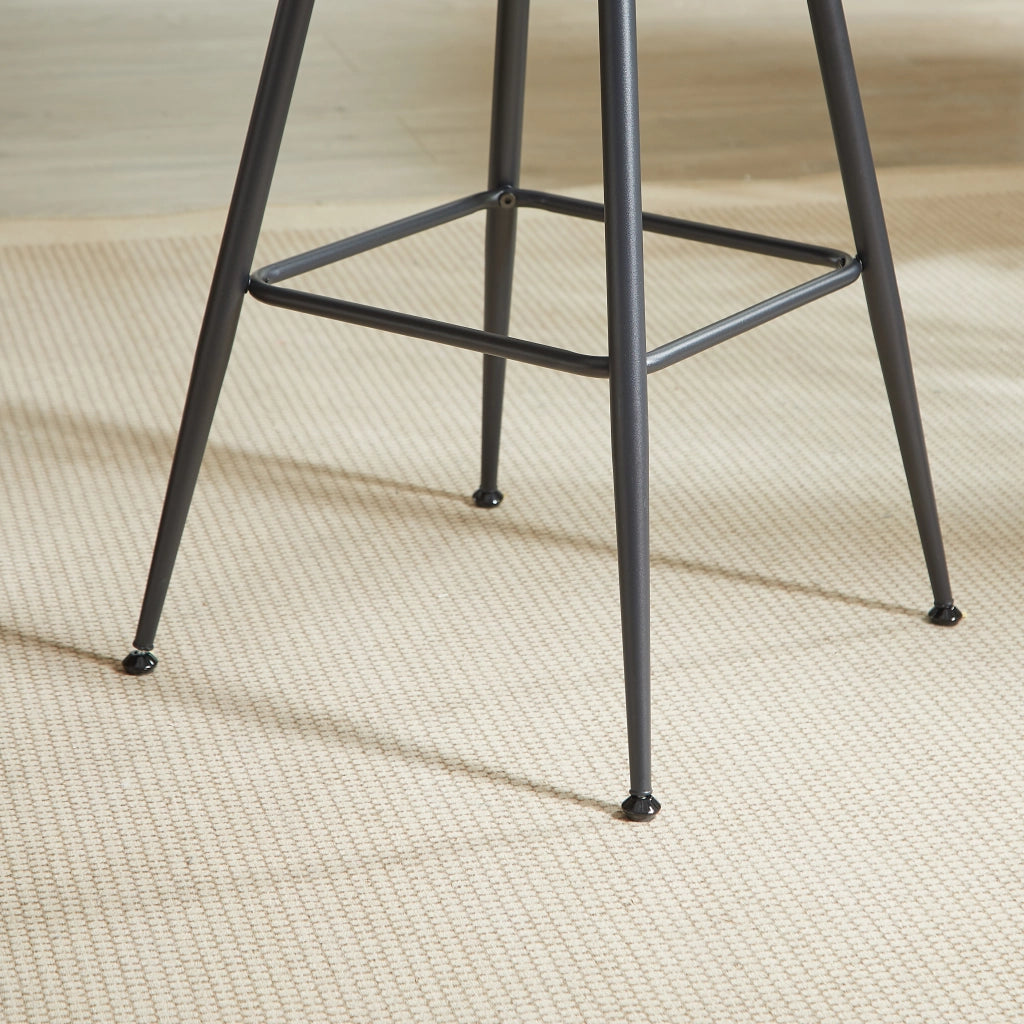 TAVOLO da bar rotondo 80 cm nero Set da 3 pezzi