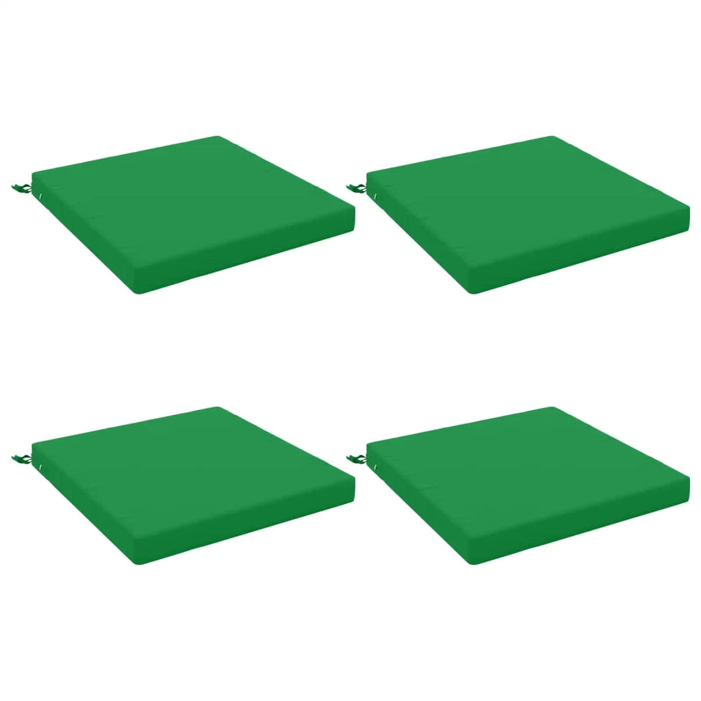 Cuscini per Sedia in 4 Pezzi SOEST 4 pz 100% Poliestere Verde 944742