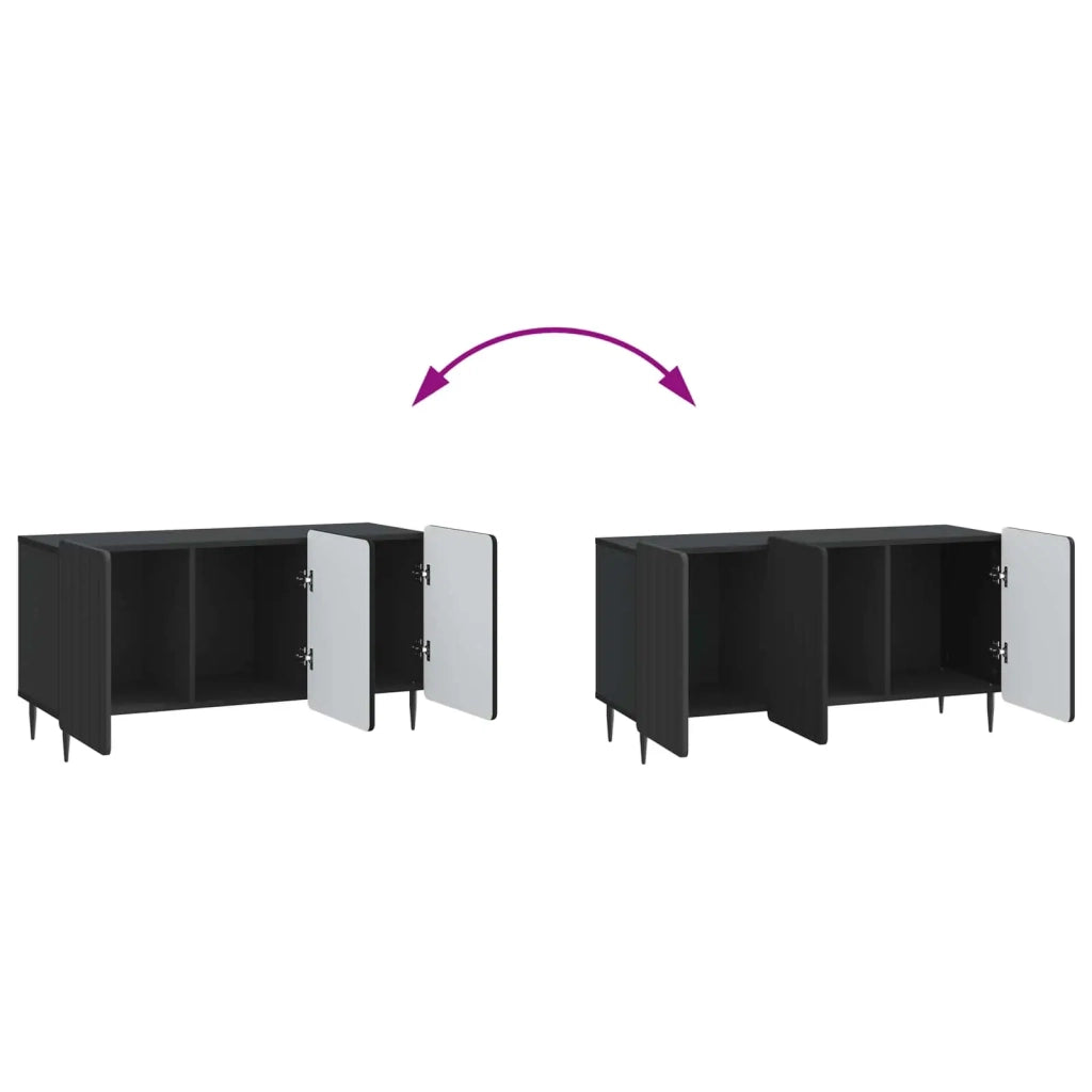 Mobile TV | Armadietto TV | Mobile Porta TV Nero 99 x 34,5 x 52 cm Legno ingegnerizzato