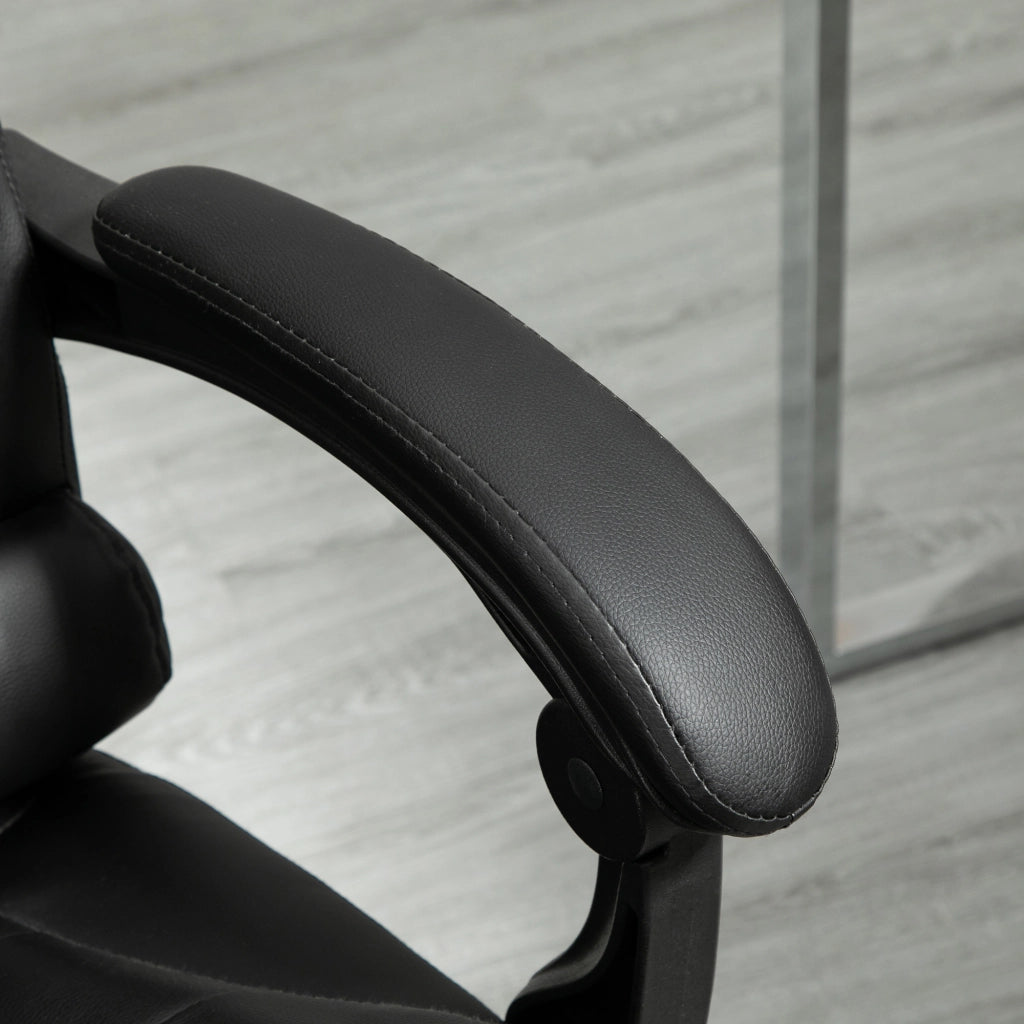 Sedia da ufficio manager reclinabile ¨C Minimal ¨C nero 64.5x69x117 cm