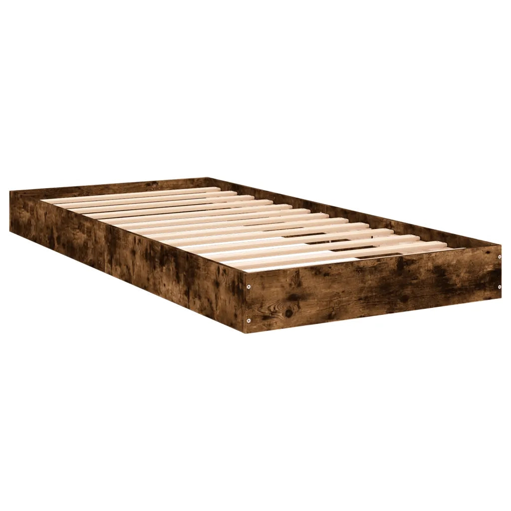 Giroletto senza Materasso Rovere Fumo 75x190 cm in Truciolato 842081